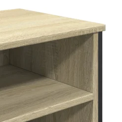 vidaXL Wastafelkast 91x35x60 cm bewerkt hout sonoma eikenkleurig