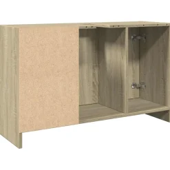 vidaXL Wastafelkast 90x29x55 cm bewerkt hout sonoma eikenkleurig