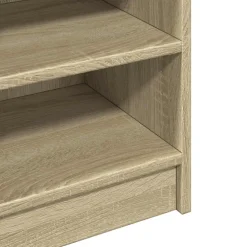 vidaXL Wastafelkast 90x29x55 cm bewerkt hout sonoma eikenkleurig