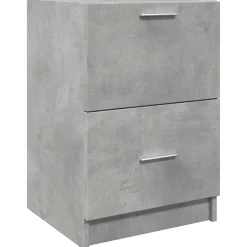 vidaXL Wastafelkast 40x37x59 cm bewerkt hout betongrijs