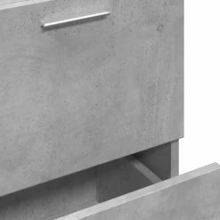 vidaXL Wastafelkast 40x37x59 cm bewerkt hout betongrijs