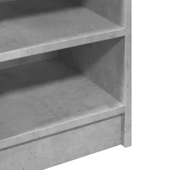 vidaXL Wastafelkast 90x29x55 cm bewerkt hout betongrijs