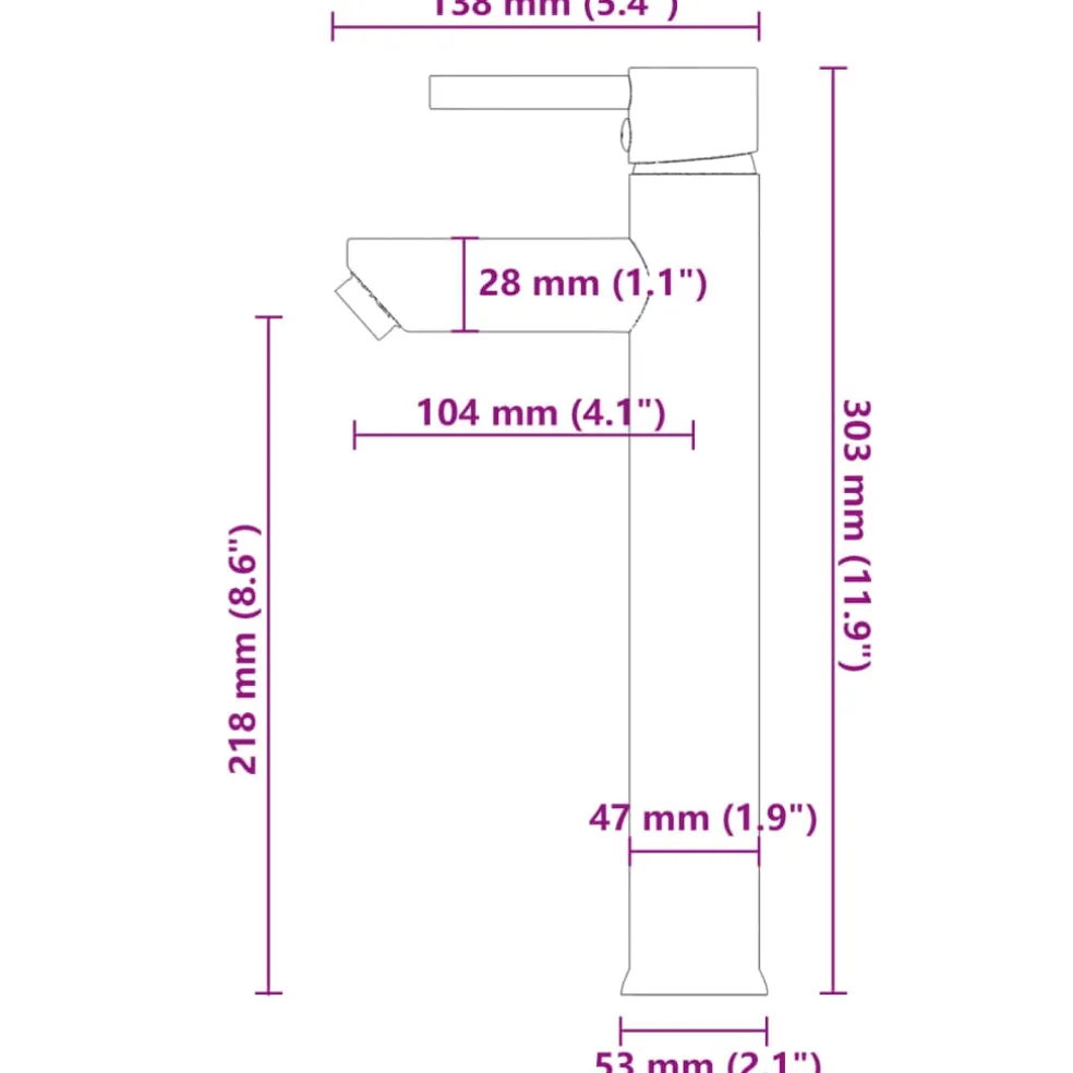vidaXL Wastafel met kraan en pop-up afvoer gehard glas transparant