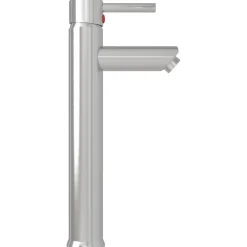 vidaXL Wastafel met kraan en pop-up afvoer gehard glas bruin