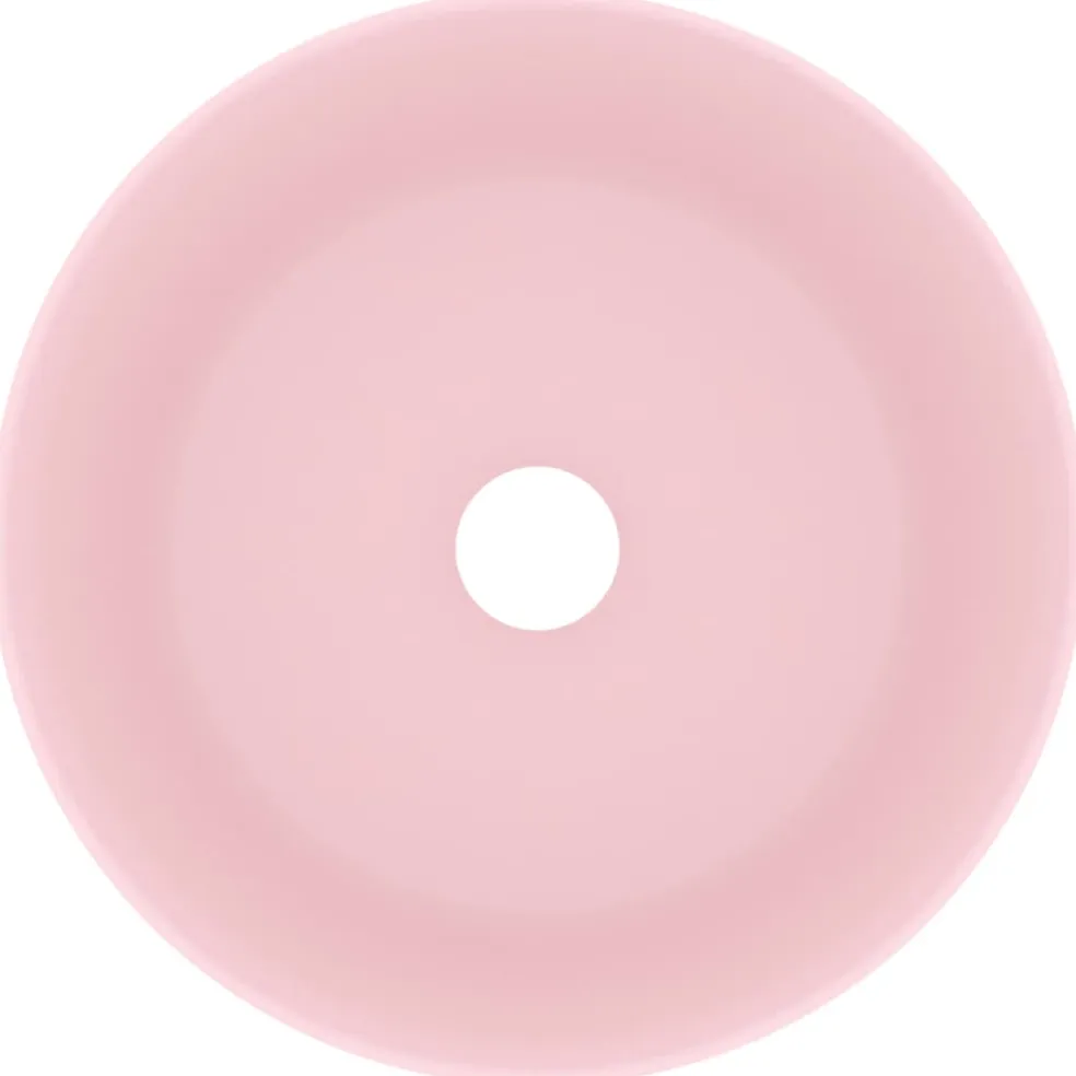 vidaXL Wastafel rond 40x15 cm keramiek matroze