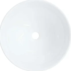 vidaXL Wastafel Wit 28x28x10 cm Keramiek