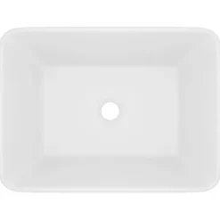 vidaXL Wastafel 41x30x12 cm keramiek matwit