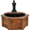 vidaXL Waterfontein met pomp 57x57x53 cm massief vurenhout