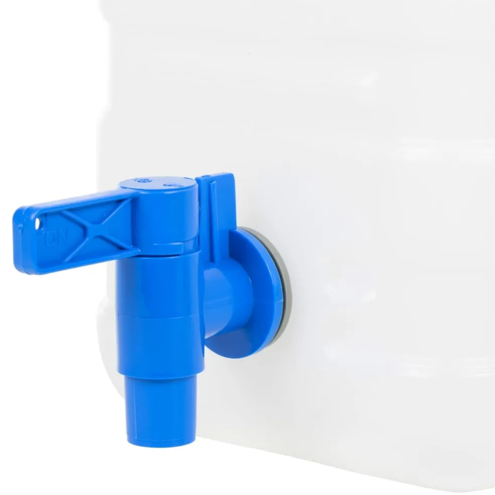 vidaXL Watertank met kraan 20 L kunststof transparant