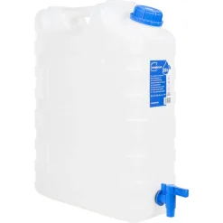 vidaXL Watertank met kraan 20 L kunststof transparant