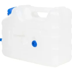 vidaXL Watertank met kraan 10 L kunststof transparant