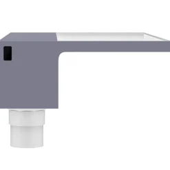 vidaXL Watervaloverlaat met RGB LED's 30 cm acryl