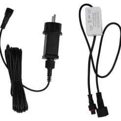 vidaXL Watervaloverlaat met RGB LED's 30 cm acryl