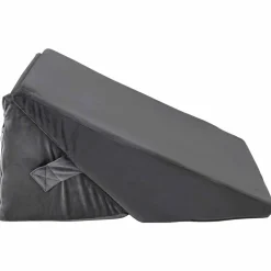 vidaXL Wedge Kussen Grijs 55 x 55 x 26 cm Traagschuim