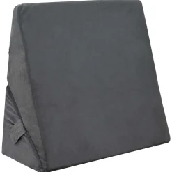vidaXL Wedge Kussen Grijs 55 x 55 x 26 cm Traagschuim
