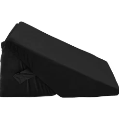 vidaXL Wedge Kussen Zwart 55 x 55 x 26 cm Traagschuim