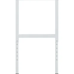 vidaXL Werkbankframes verstelbaar 2 st 55x(69-95,5) cm metaal grijs