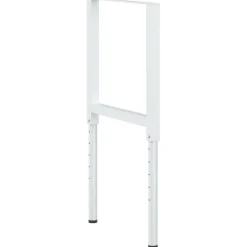 vidaXL Werkbankframes verstelbaar 2 st 55x(69-95,5) cm metaal grijs