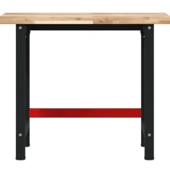 vidaXL Werkbank rechthoekig 100x60x83 cm massief acaciahout