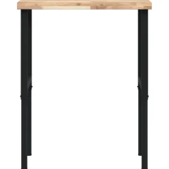 vidaXL Werkbank rechthoekig 80x60x(73-99,5) cm massief acaciahout