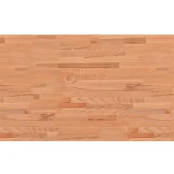 vidaXL Werkbank rechthoekig 100x60x(71,5-98) cm massief beukenhout