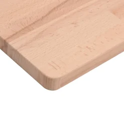vidaXL Werkbank rechthoekig 100x60x(71,5-98) cm massief beukenhout