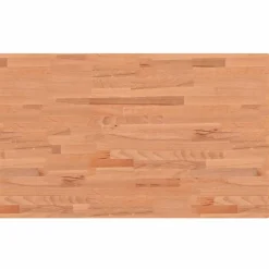 vidaXL Werkbank rechthoekig 100x60x(71,5-98) cm massief beukenhout