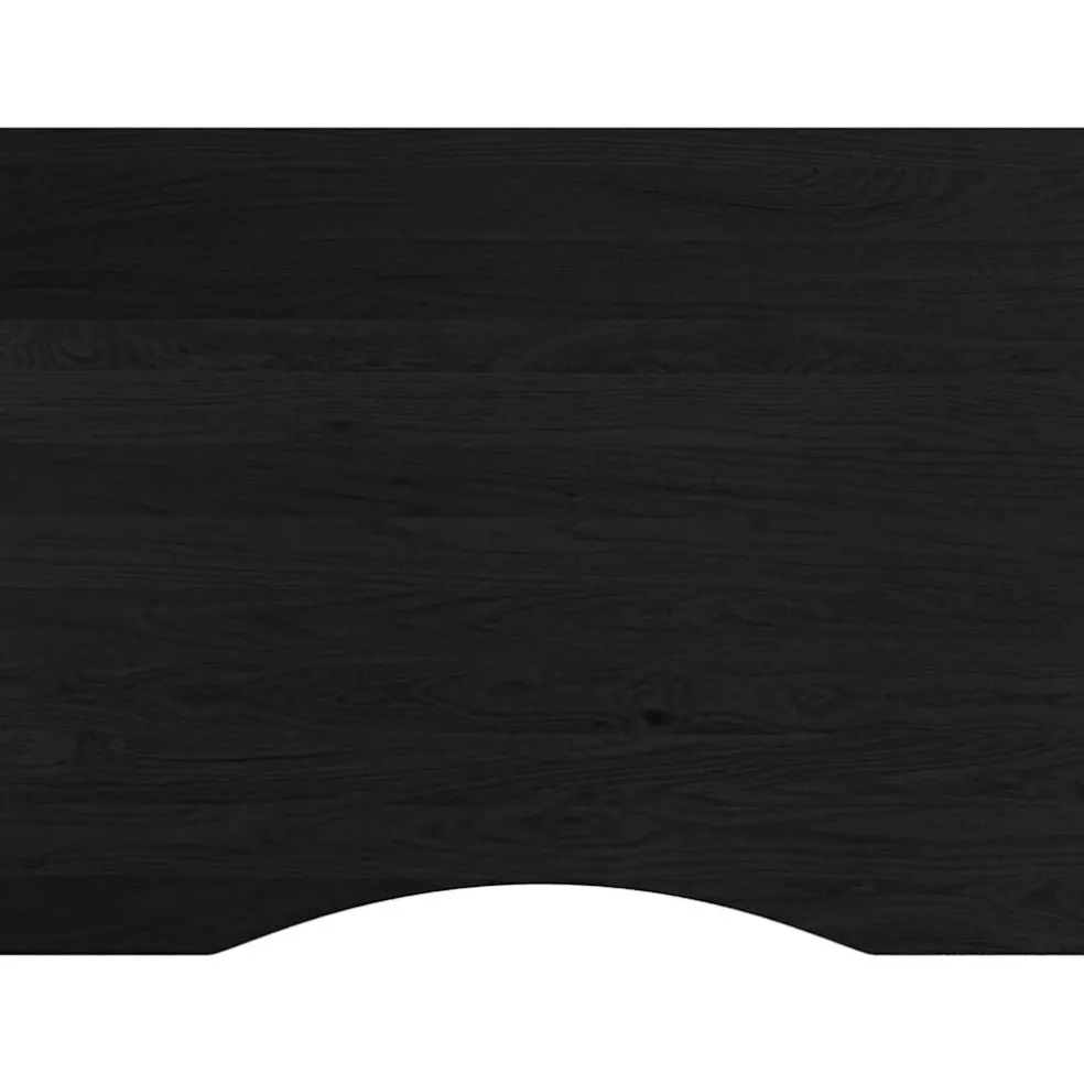 vidaXL Werkbank 80x60x(71,5-98) cm eikenhout donkerbruin
