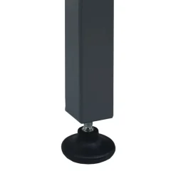 vidaXL Werkbank 120x60x85 cm staal zwart