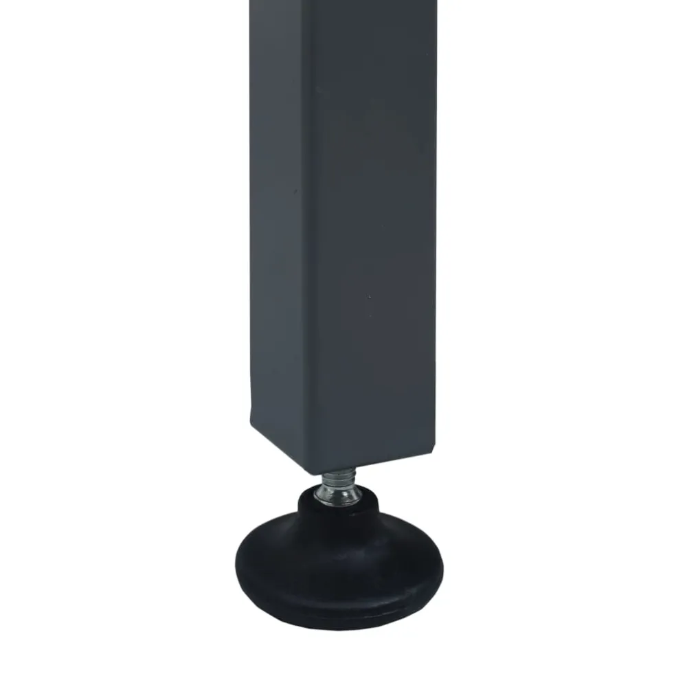vidaXL Werkbank 120x60x85 cm staal zwart