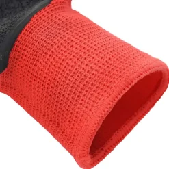 vidaXL Werkhandschoenen 12 st Rood en Zwart 7 / S Latexcoating