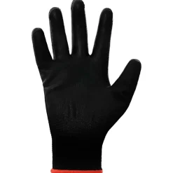 vidaXL Werkhandschoenen 12 st Zwart 7 / S Polyester