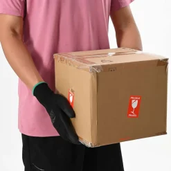 vidaXL Werkhandschoenen 12 st Zwart 7 / S Polyester