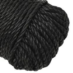 vidaXL Werktouw 3 mm 25 m polypropeen zwart