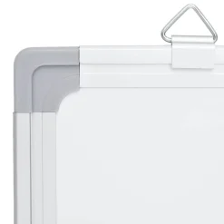 vidaXL Whiteboard magnetisch inklapbaar 120x80x1,7 cm aluminium