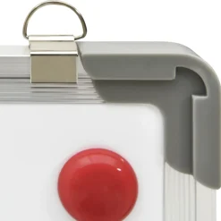 vidaXL Whiteboard magnetisch 40x30x1,7 cm aluminium