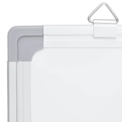 vidaXL Whiteboard magnetisch inklapbaar 80x80x1,7 cm aluminium
