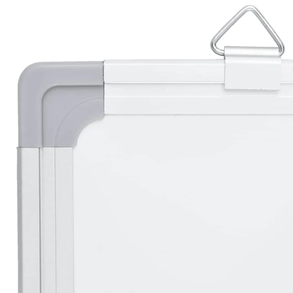 vidaXL Whiteboard magnetisch inklapbaar 80x80x1,7 cm aluminium