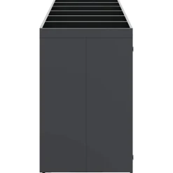 vidaXL Wieltjesbakopslag voor 6 bakken Antraciet 408 x 77,5 x 121,5 cm