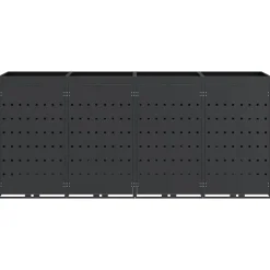 vidaXL Wieltjesbakopslag voor 4 bakken Antraciet 272 x 77,5 x 121,5 cm