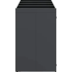 vidaXL Wieltjesbakopslag voor 4 bakken Antraciet 272 x 77,5 x 121,5 cm