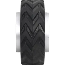vidaXL Wiel voor neuswiel Ø19,5x10 cm massief aluminium en rubber
