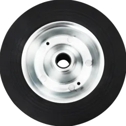 vidaXL Wiel voor stuurwiel Ø20x5 cm massief rubber en staal