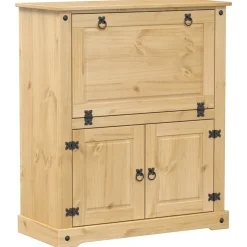 vidaXL Wijnkast Corona 97x45x114 cm massief grenenhout