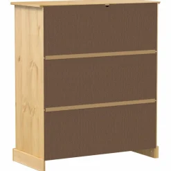 vidaXL Wijnkast Corona 97x45x114 cm massief grenenhout