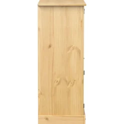 vidaXL Wijnkast Corona 97x45x114 cm massief grenenhout