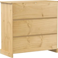 vidaXL Wijnkast Corona 107,5x51x105,5 cm massief grenenhout
