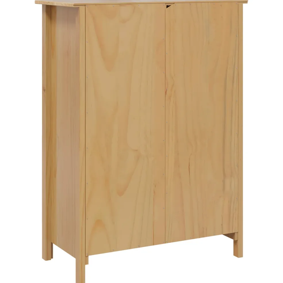 vidaXL Wijnkast HILL Honingbruin 79.5 x 40 x 107.5 cm