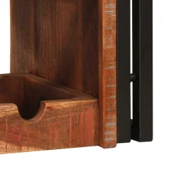 vidaXL Wijnrek Bruin 60 x 45 x 33 cm Massief gerecycled hout