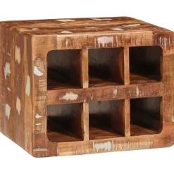 vidaXL Wijnrek Bruin 44 x 30 x 35 cm Massief Gerecycled Hout
